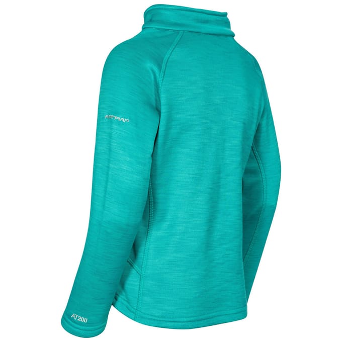 Trespass Kindermeisjes Celina Fleece (Groene zeemarlijn)