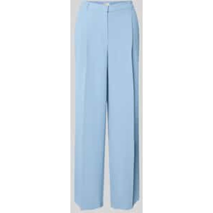 Stoffen broek met persplooi