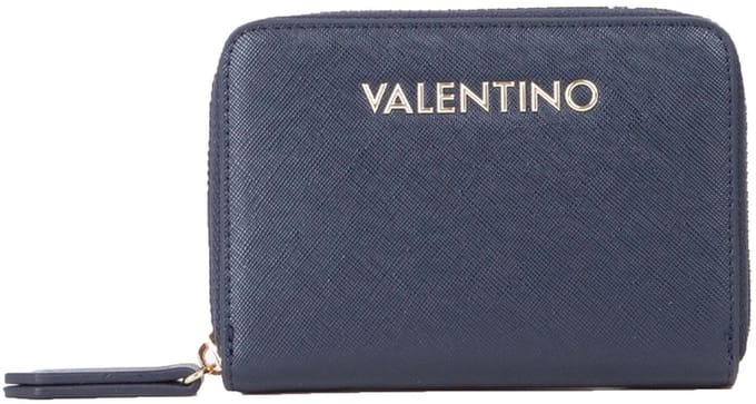 VALENTINO portemonnee Zero Re Zip Around Wallet Blu Notte donkerblauw
