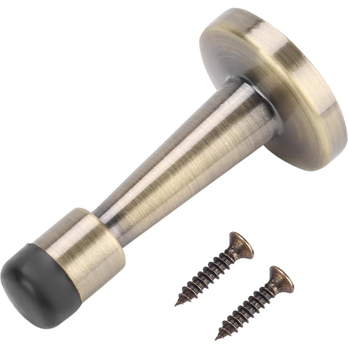 Zinklegering   Rubberen Anti-botsing Deurstopper Houder Huis Hotel Kantoor Accessoire (Geborsteld)
