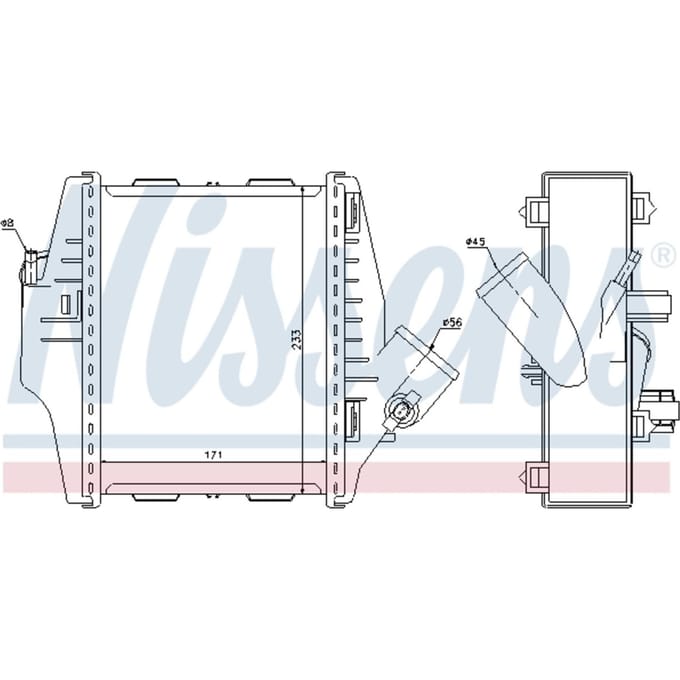 Intercooler NISSENS 96579