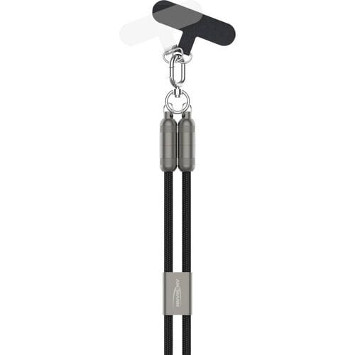 Ansmann 1700-0190 USB-C-kabel USB-C stekker 1.2 m Zwart