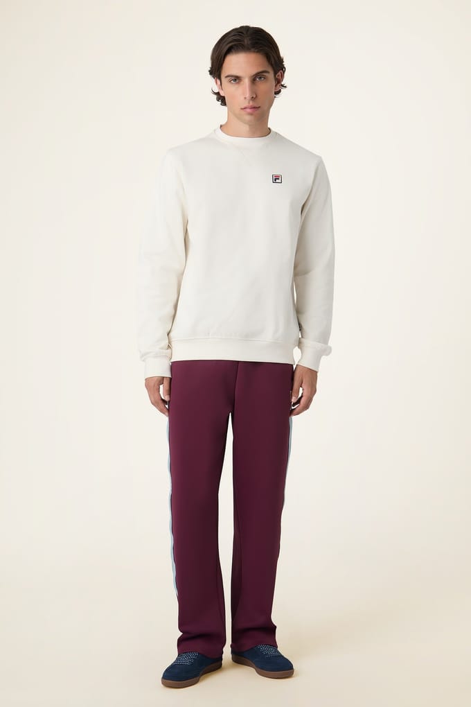 FILA Biella Regular Crewneck Sweatshirt Egret Taglia: S | Maglioni a maglia Outlet | Uomo