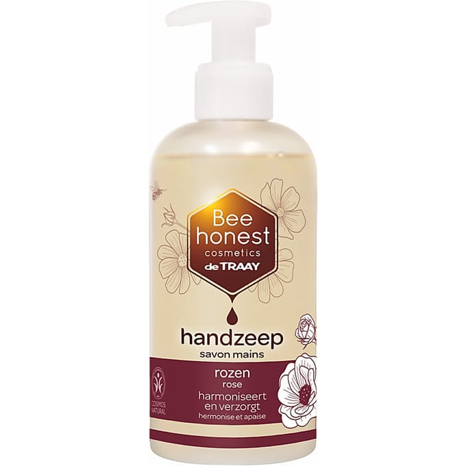Bee Honest Handzeep Rozen - 250 ml