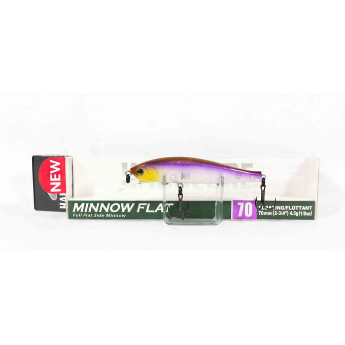 Yo Zuri Duel Hardcore Minnow Flat 70F drijvend kunstaas R1357-GSWS (3608)