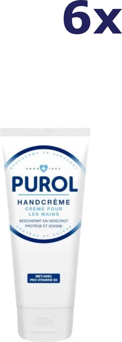 6x Purol Handcreme Tube 100 ml