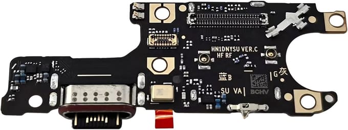 Honor, Oplaadconnector voor Honor 400 USB-C en SIM-lezer met geïntegreerde microfoon, Zwart
