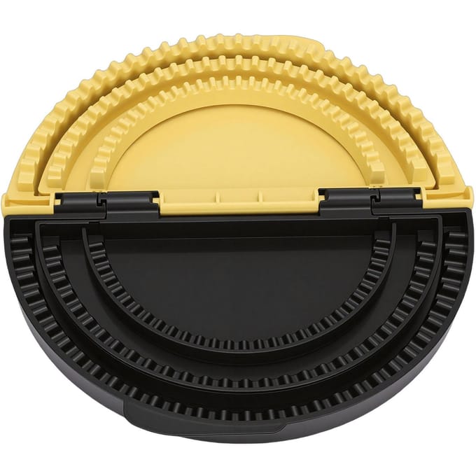 Tortilla Pers Sealer 6 8 10 Inch Afneembaar en Verstelbaar Quesadilla Crimper Maker voor Keuken yellow