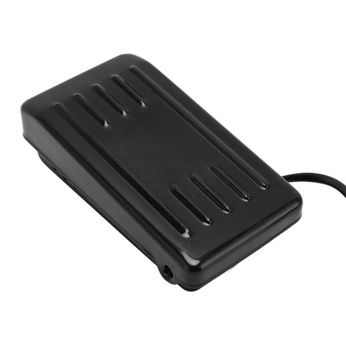 Naaimachine Voetpedaal Traploos Variabele Snelheid Instelbaar Naaimachine Voetbedieningspedaal EU Plug black