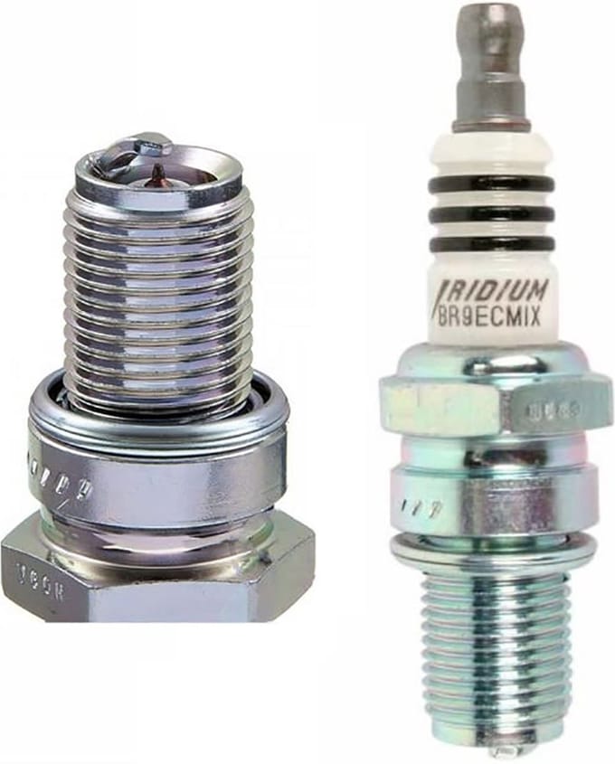 Ngk Iridio Br9ecmix Bougie Zilver