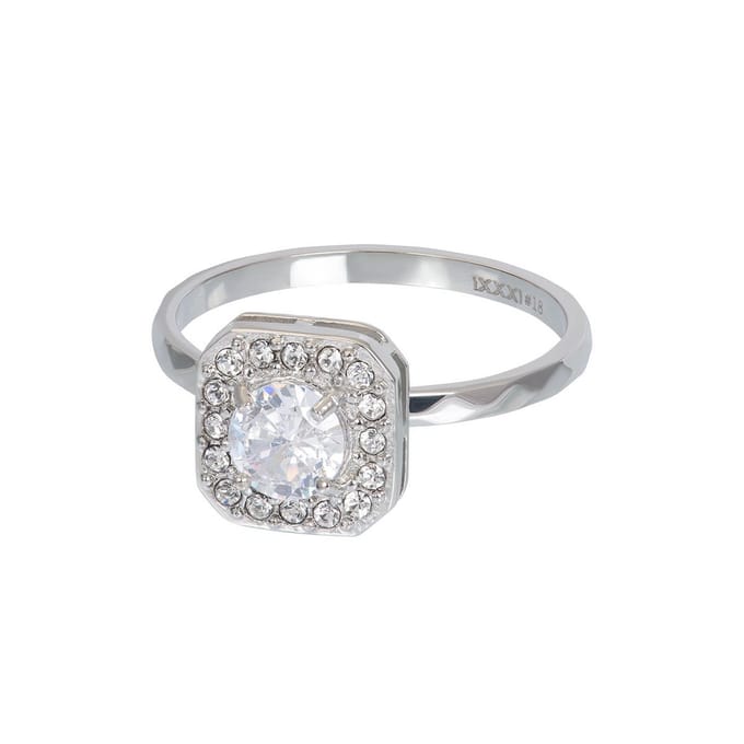 Fame-Halo-Zilverkleurig-Dames Ring