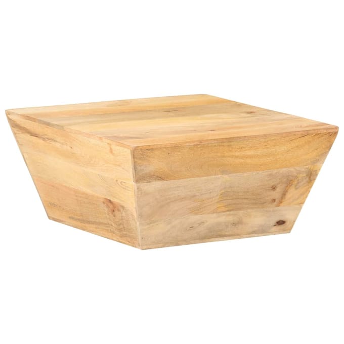 vidaXL - Salontafel - V-vormig - 66x66x30 - cm - massief - mangohout