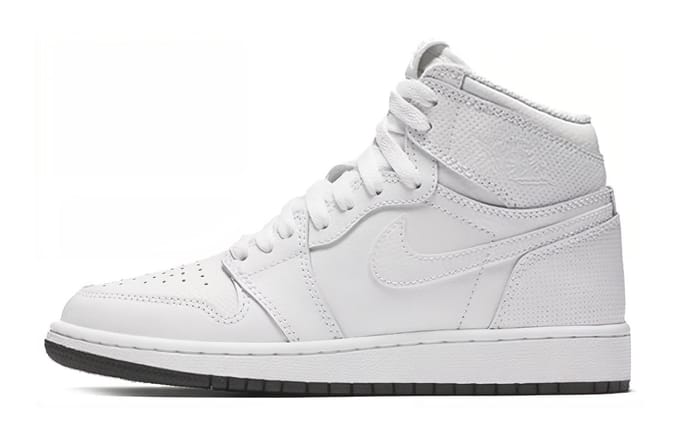 Jordan 1 Retro High Perforée Blanche GS 575441-100 38 white