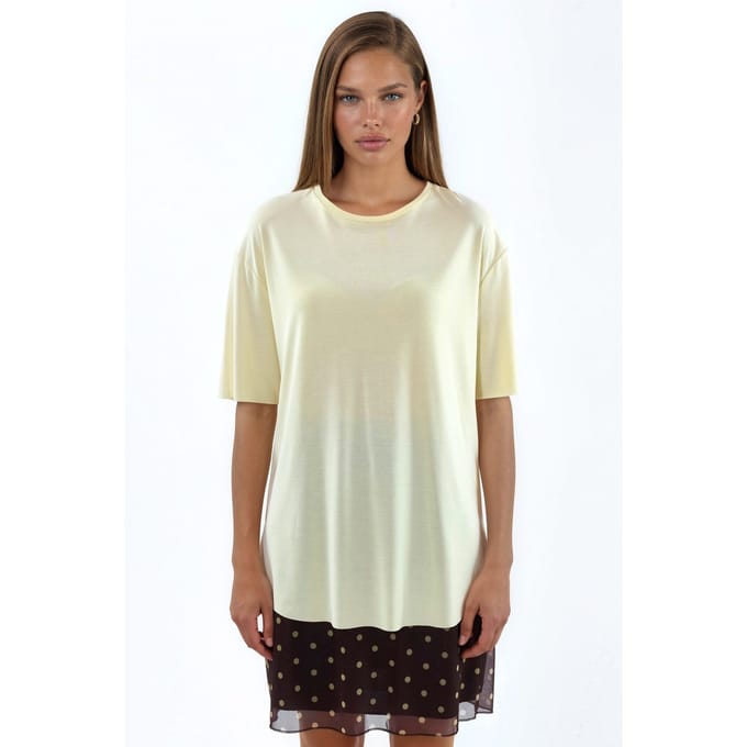 Losse Pasvorm Crew Neck T-shirt