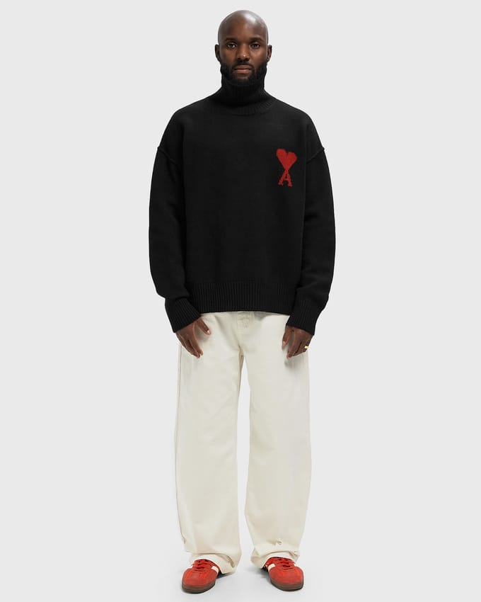 AMI DE COEUR FUNNEL NECK SWEATER
