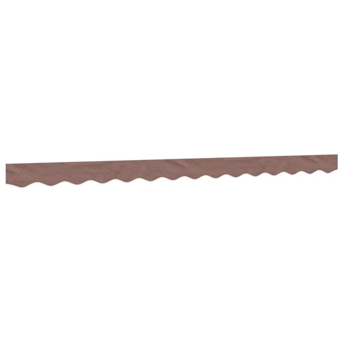 vidaXL - Vervangingsdoek - voor - luifelrok - gestreept - 350 - cm - bruin