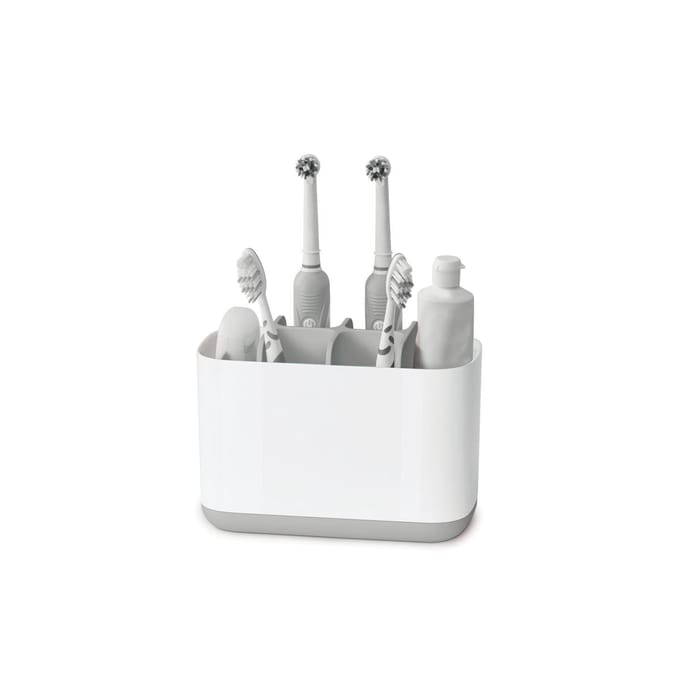 Tandenborstel Organiser, Grijs, Groot - Joseph Joseph | Easystore