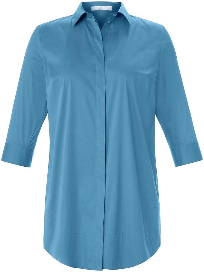 Lange blouse 3/4-mouwe Van Emilia Lay blauw