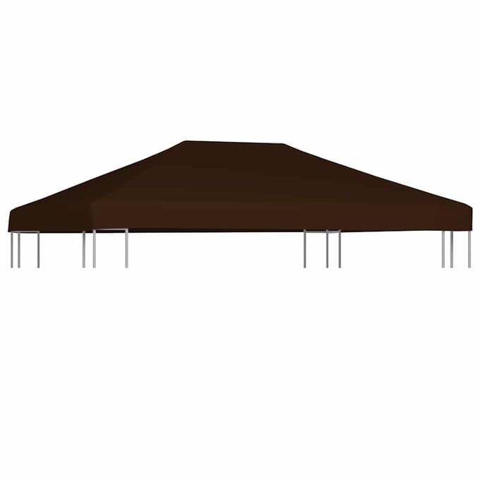 vidaXL - Prieeldak - 310 - g/m² - 3x4 - m - bruin