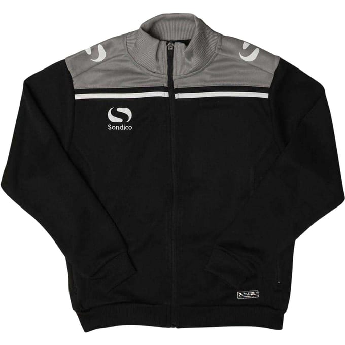 Sondico Kinderen Precisie Trainingsjack (Zwart/Grijs)