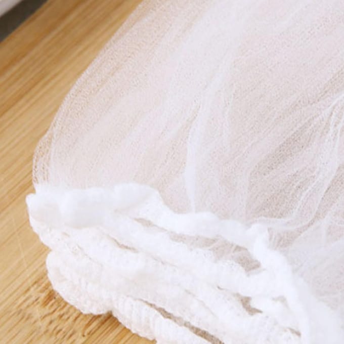 Lot de 30 sacs filtrants pour évier de cuisine, respectueux de l'environnement, pour éviter le colmatage white