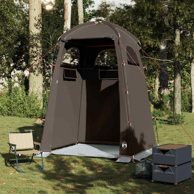 Vidaxl Tente de Douche, Marron, Imperméable