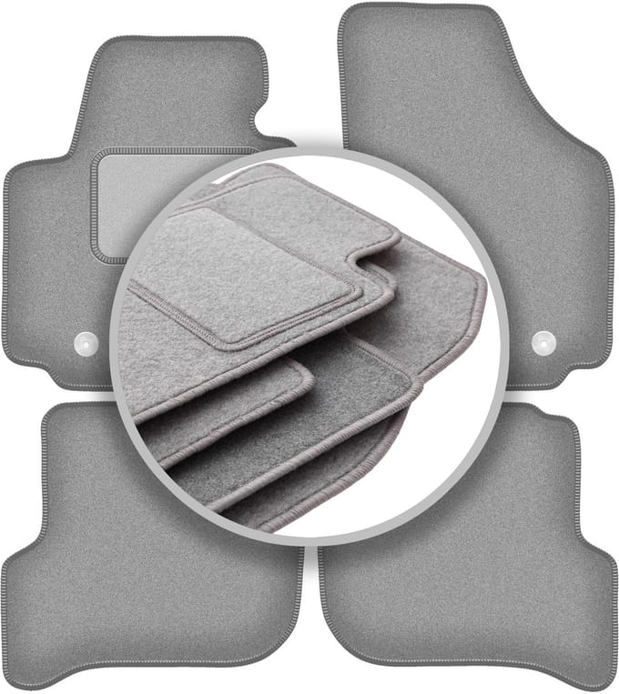 Grijze automatten voor: Seat Altea minivan (2004-08.2008)