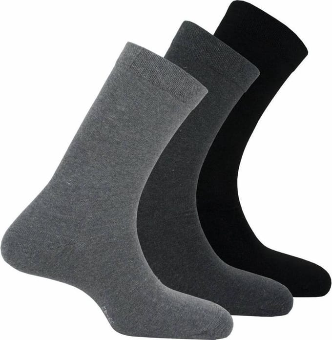Apollo - Sokken Basic Biologisch Katoen - 3-pack - Meerdere kleuren - 35-38
