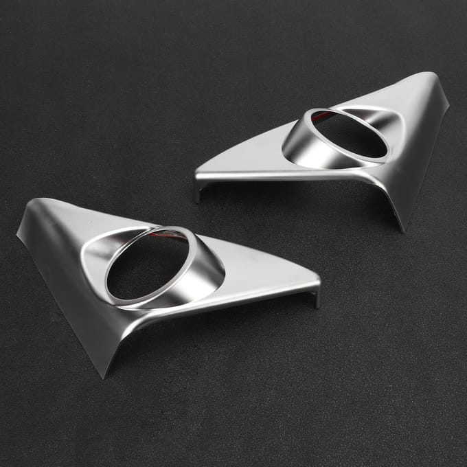 A Stijl Audio Luidspreker Tweeter Cover Deur Luidspreker Siersticker Vervanging voor LAND ROVER Range white