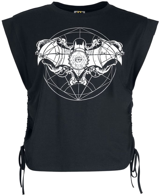 Batman Top - Logo - Gothic - S tot XXL - voor Vrouwen - zwart