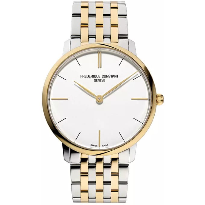 Frédérique Constant Slimline FC-200V5S32B Horloge - Staal - Multi - Ø 39 mm
