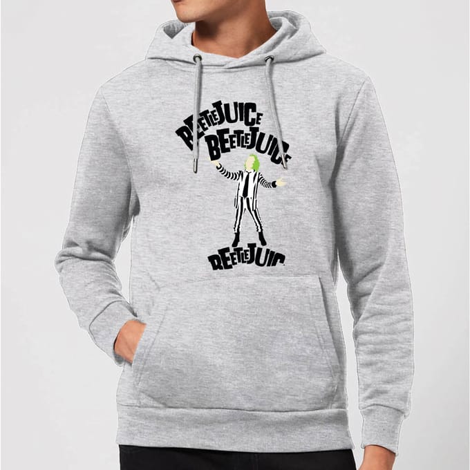 Beetlejuice Beetlejuice Beetlejuice Hoodie - Grey - M - Grijs
