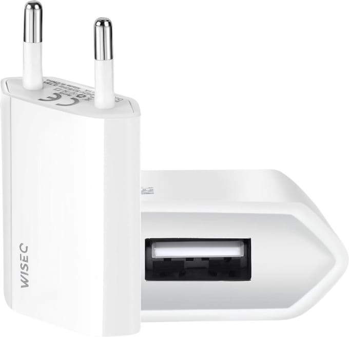 WiseQ USB Oplader - USB A Adapter - USB lader Geschikt voor iPhone 14/13/12/11 & Samsung