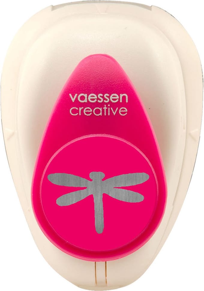 Vaessen Creative Pons - Figuurpons - Libelle - 1,1 x 1,5 cm