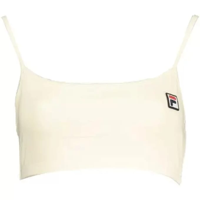 FILA Linfen Cropped Spaghetti Top Antique White Taglia: S | Canottiere Outlet | Donna | Bianco