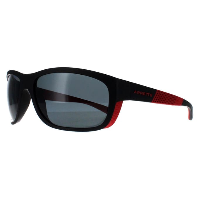 Arnette Square Heren Zwart Donkergrijs Gepolariseerd AN4337 Floresta