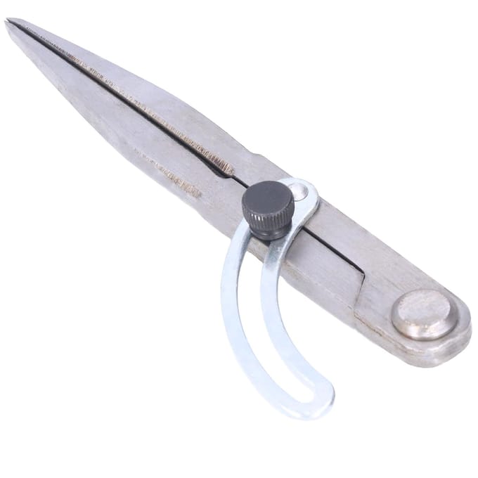 Vleugelpasser Meetpasser Koolstofstaal Verstelbare Hoek Markeergereedschap voor Houtbewerking 106 mm white