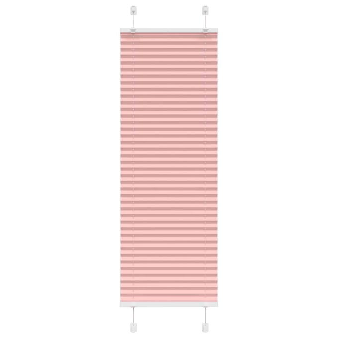 vidaXL - Plissé - rolgordijn - 50x100 - cm - stofbreedte - 49,4 - cm - polyester - roze