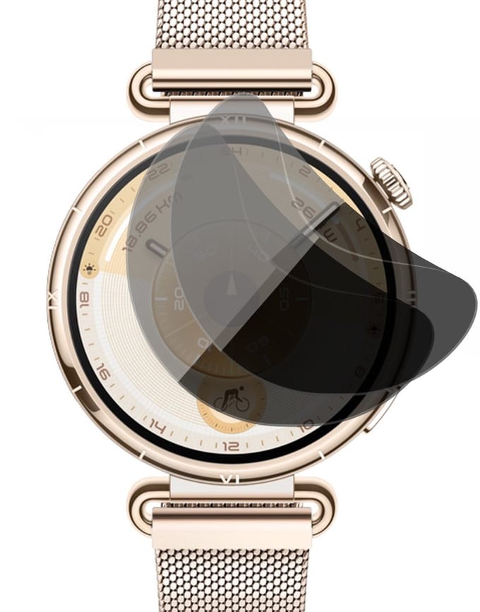 Privacy Screenprotector geschikt voor Huawei Watch GT 6 41mm - 2x FlexGuard Screen Protector