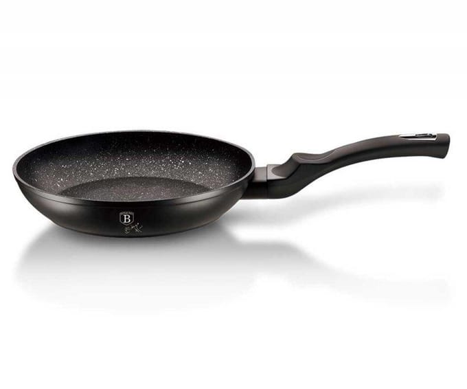 Berlinger Haus Black Silver Serie - Granieten Koekenpan - Ø24cm - Soft-Touch Handvat - Inductie