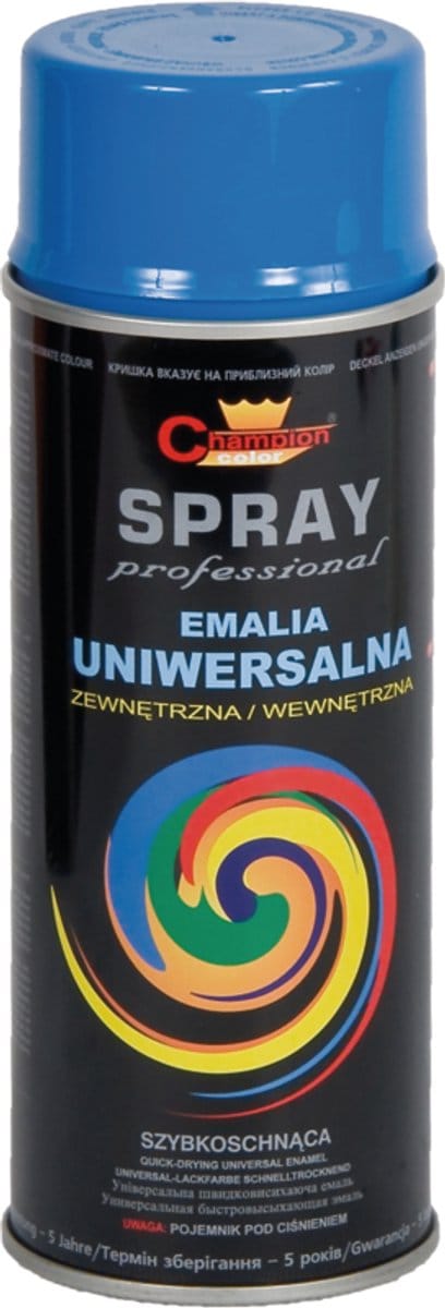 AGTECH - Emalia Sprayverf - Niebieska RAL 5015 - 400 ml
