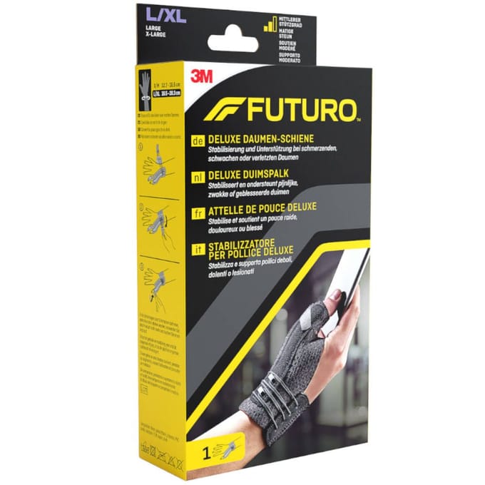 FUTURO™ Deluxe Duimspalk 45844 Zwart Large - Extra 1 Verband(en)