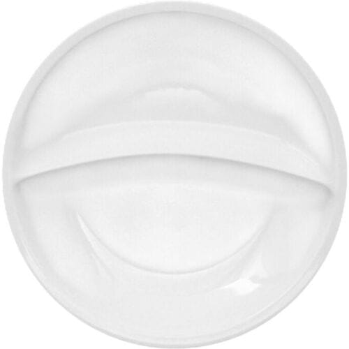 (12 stuks) THERMO FUTURE BOX Porseleinen bord - Rond - 2-delig - Wit