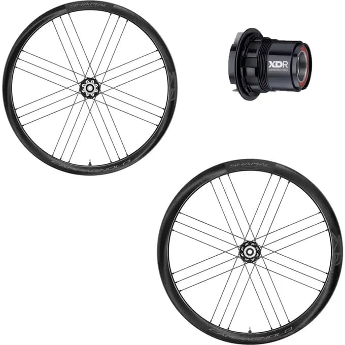 Set van 2 fietswielen Campagnolo Shamal C21 2Wf Disque Tubeless Ready Sram Xdr (x2)