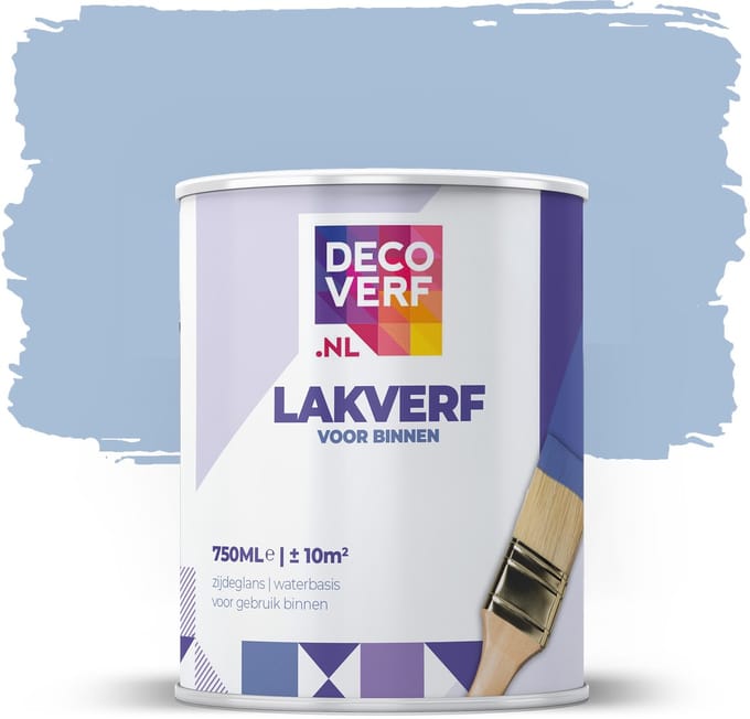 Decoverf lakverf retro blauw, 750ml