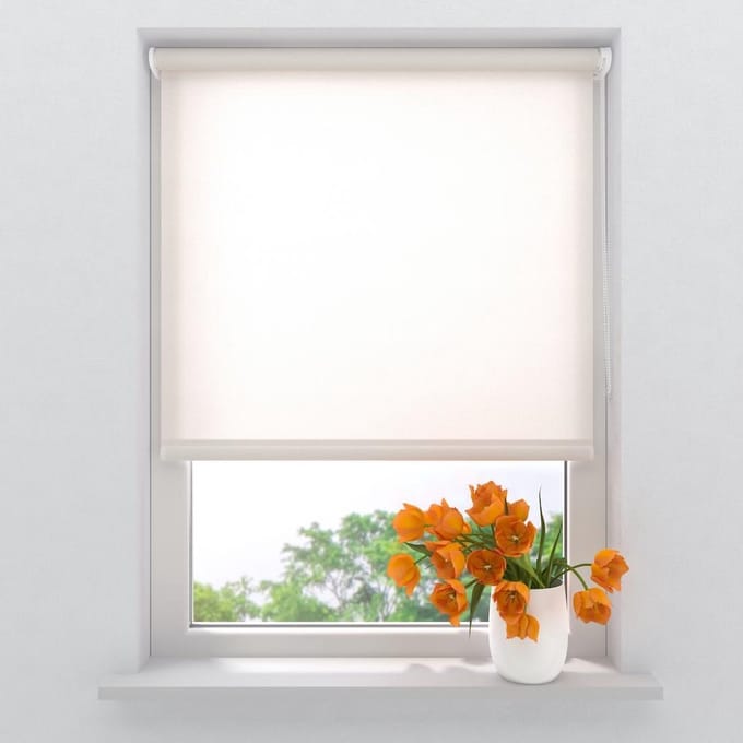 Rolgordijn Easy Mini - Lichtdoorlatend - Cream - 45x150