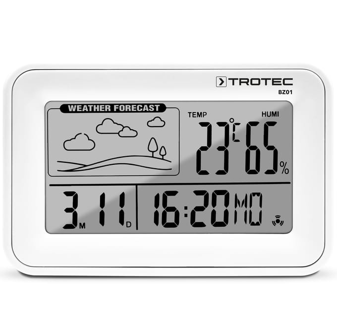 TROTEC Digitale wekker met weerstation BZ01