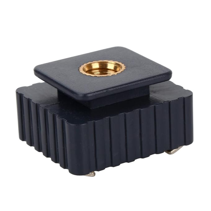 1 4   Schroefdraad Hotshoe Adapter Mount Converter Rig voor Camera Flitserhouder Lichtstatief gray