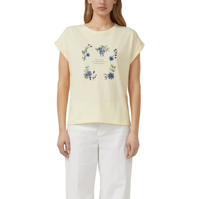 s.Oliver T-shirts Yellow Größe: 44 | Hemden Outlet | Damen | Gelb