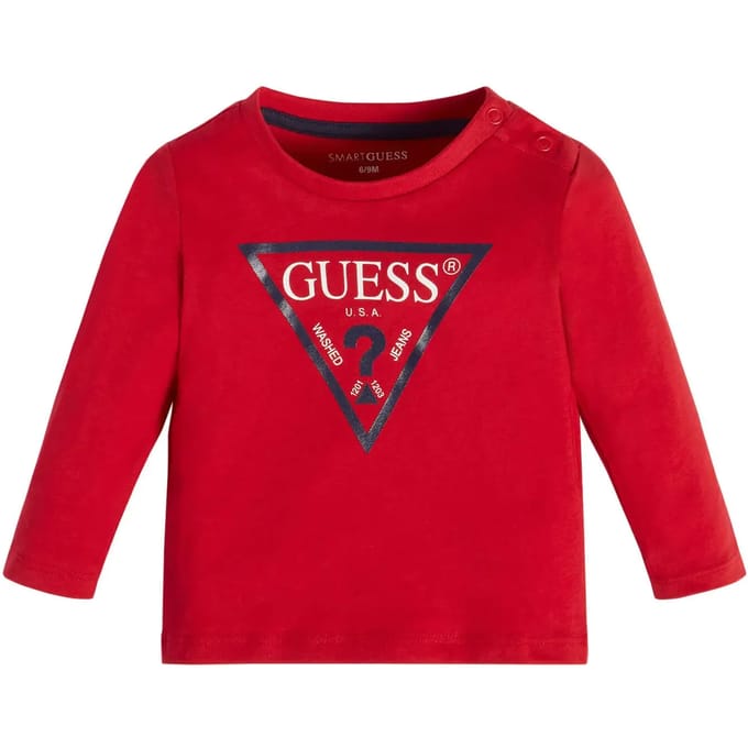 Kinder-T-shirt met lange mouwen Guess Core